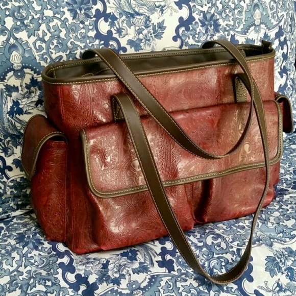 Fossil Handbags - Relic by Fossil Maroon Red Bag/Purse/Tote